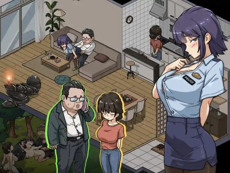 极道无赖EX 女警鮎川光 角色养成 场景图 2